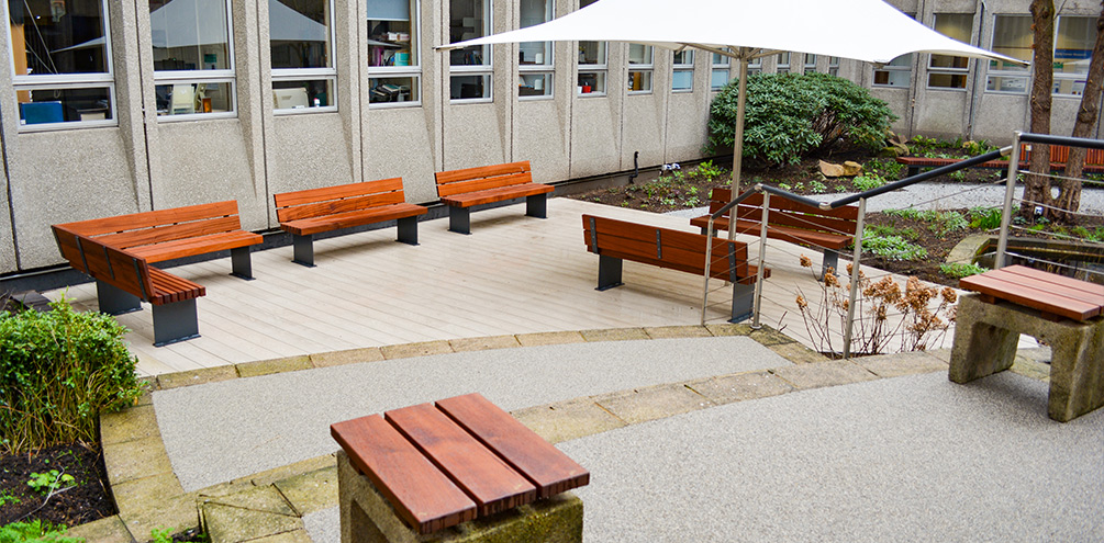 Humanities Building Courtyard