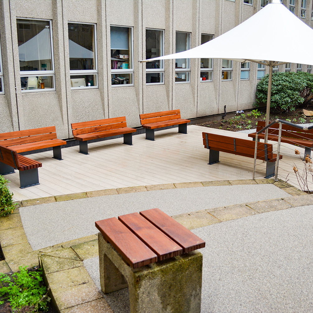 Humanities Building Courtyard