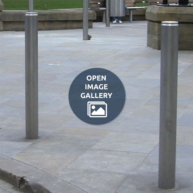 Bead Blasted Stainless Steel Bollard 