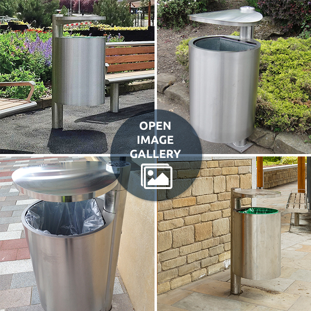 Bradford Stainless Steel Litter Bin