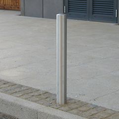 Anti Ram Semi Dome Top Stainless Steel Bollard