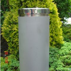 Bead Blasted Stainless Steel Bollard 