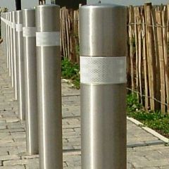 Large Recess Stainless Steel Bollard 