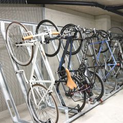 Semi Vertical Cycle Rack