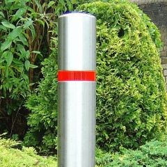 Single Groove Stainless Steel Bollard   