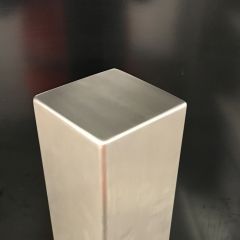 Square Flat Top Stainless Steel Bollard