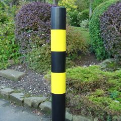 Steel Bollard Hazard Band 