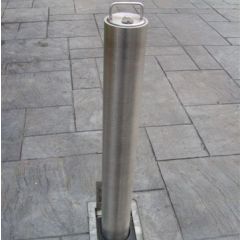 Warrior Stainless Steel Standard Round Telescopic Bollard