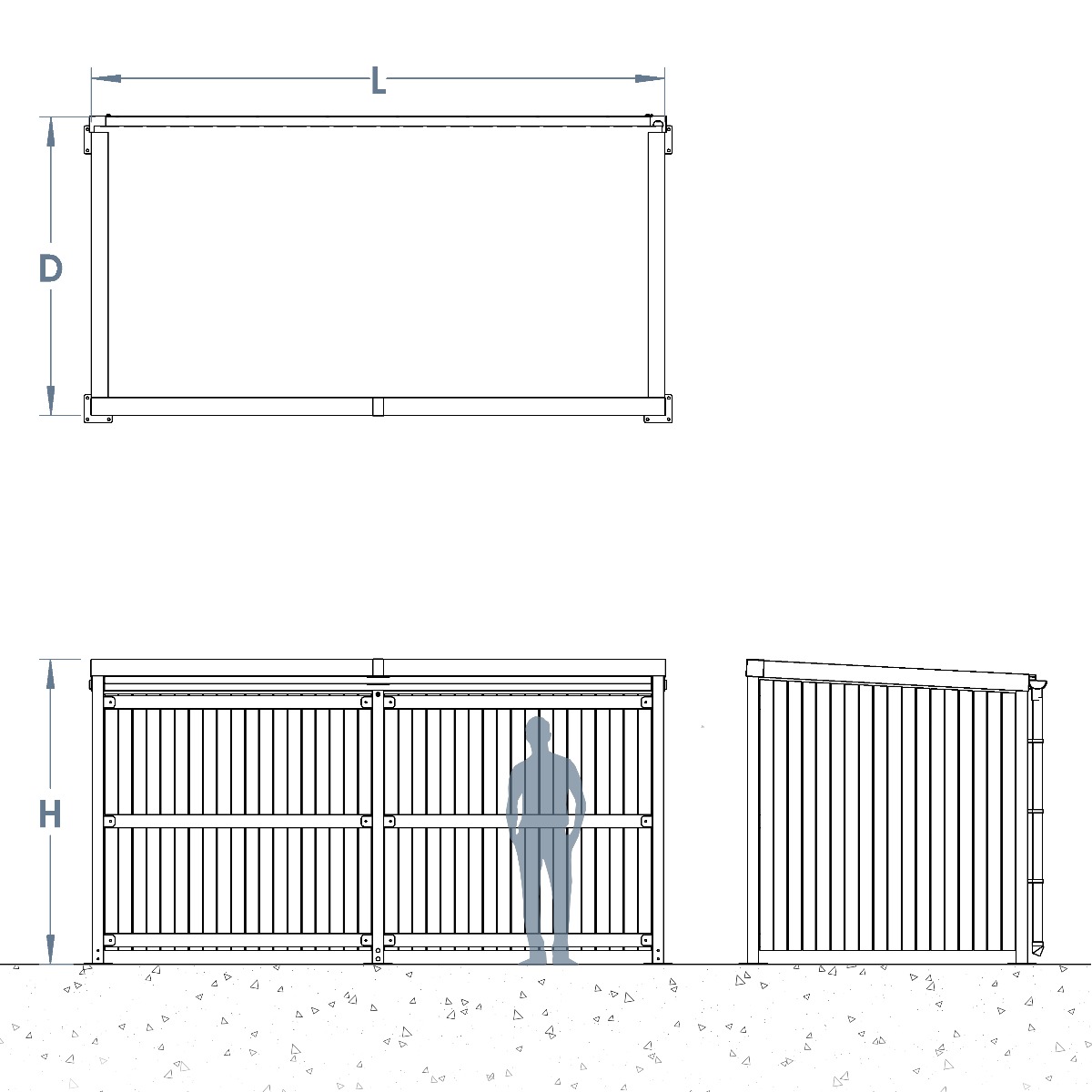 Bespoke Deacon Cycle Shelter Bespoke Deacon Cycle Shelter