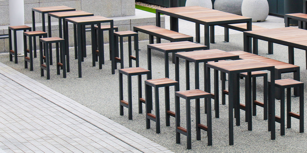 Deansgate High Table and Stool