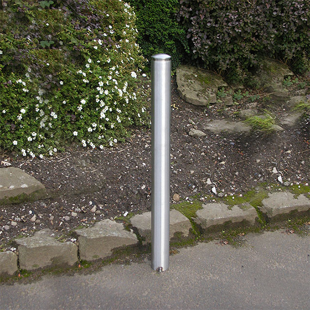 Feature Top Stainless Steel Bollard