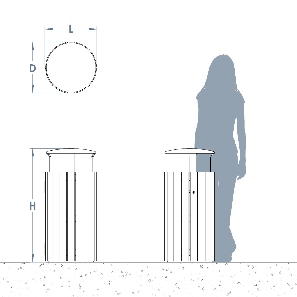 Greengate Litter Bin
