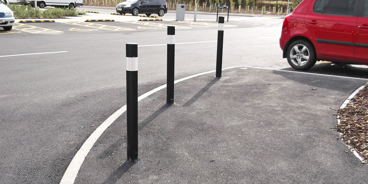 Large Recess Stainless Steel Bollard 