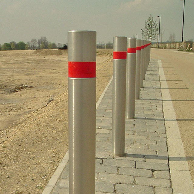 Large Recess Stainless Steel Bollard 