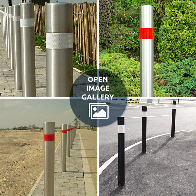 Large Recess Stainless Steel Bollard 