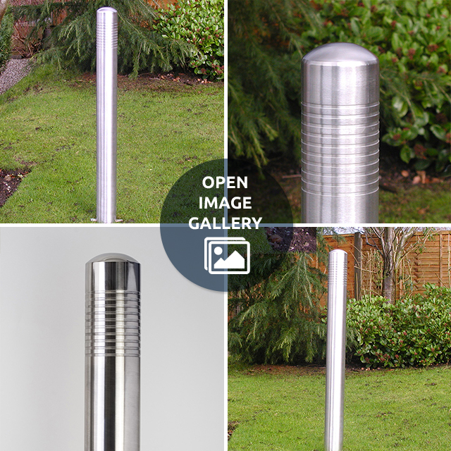 Multi Groove Stainless Steel Bollard 