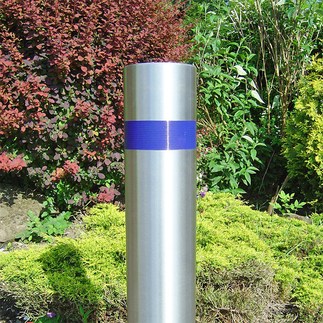 Record Groove Stainless Steel Bollard