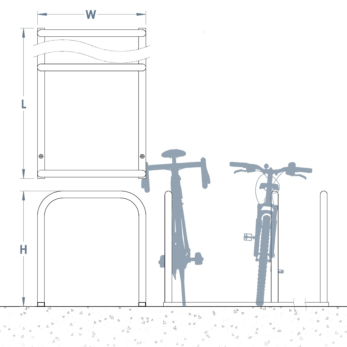 Sheffield Toastrack Cycle Stand