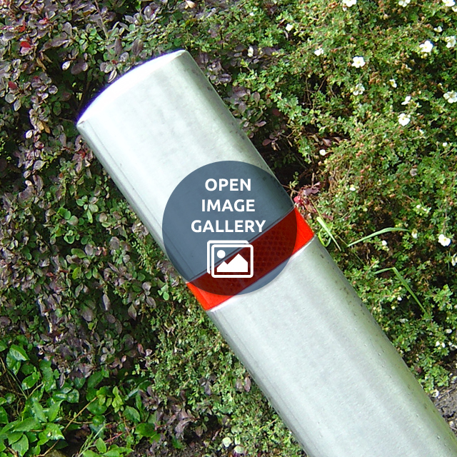 Single Groove Stainless Steel Bollard   