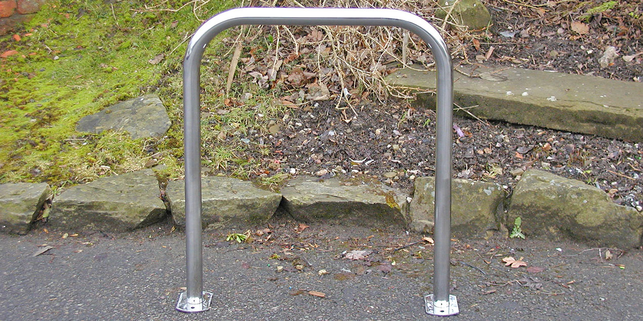 Stainless Sheffield Cycle Stand Surface Mounted