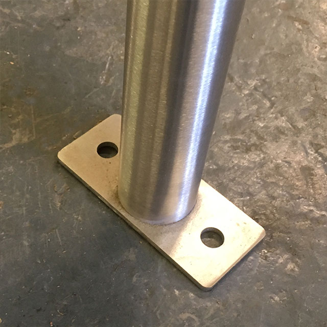 Stainless Sheffield Cycle Stand Surface Mounted