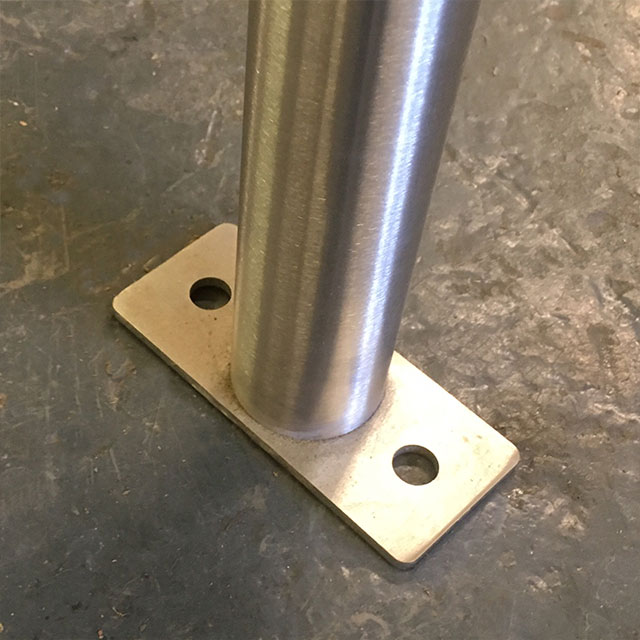Stainless Sheffield Cycle Stand Surface Mounted Stainless Sheffield Cycle Stand Surface Mounted