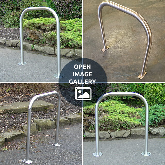 Stainless Sheffield Cycle Stand Surface Mounted