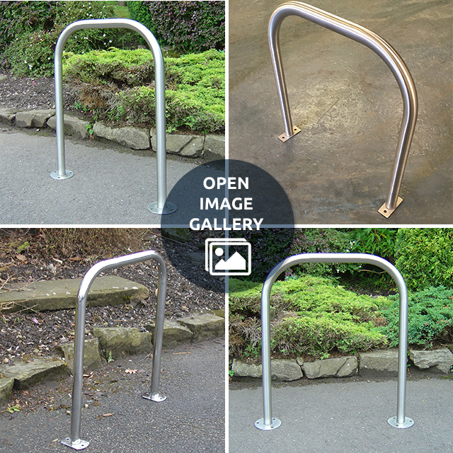 Stainless Sheffield Cycle Stand Surface Mounted Stainless Sheffield Cycle Stand Surface Mounted