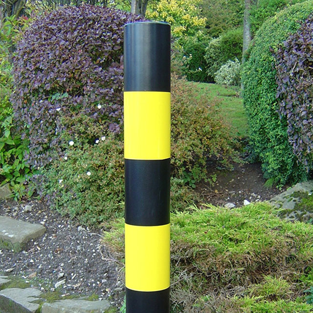 Steel Bollard Hazard Band 