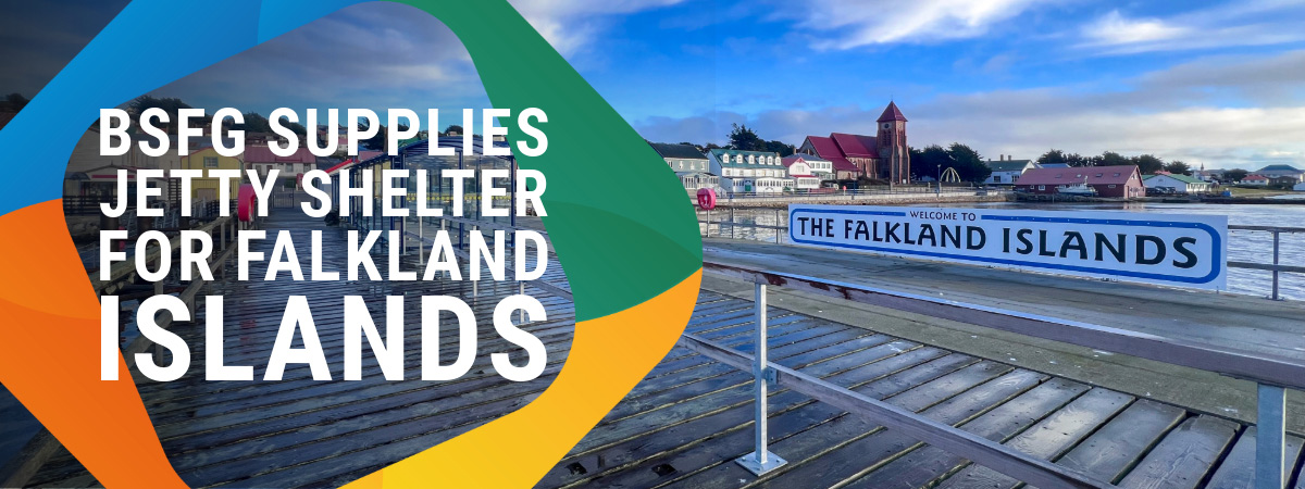 BSFG Supplies Jetty Shelter for Falkland Islands Cruise Visitors