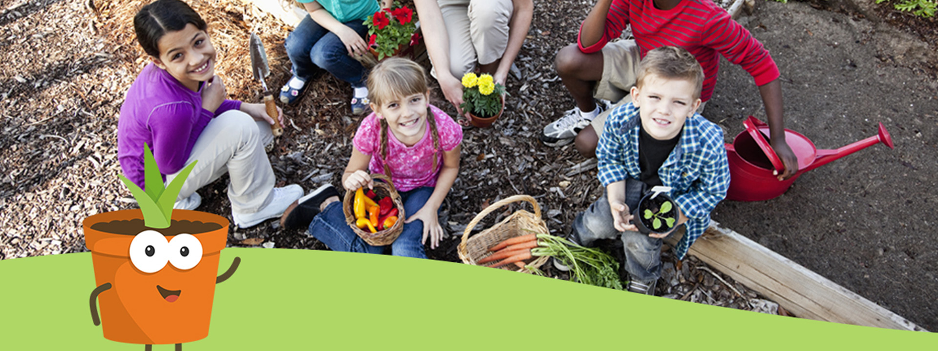 Encouraging everyone to get outside get their hands dirty and grow