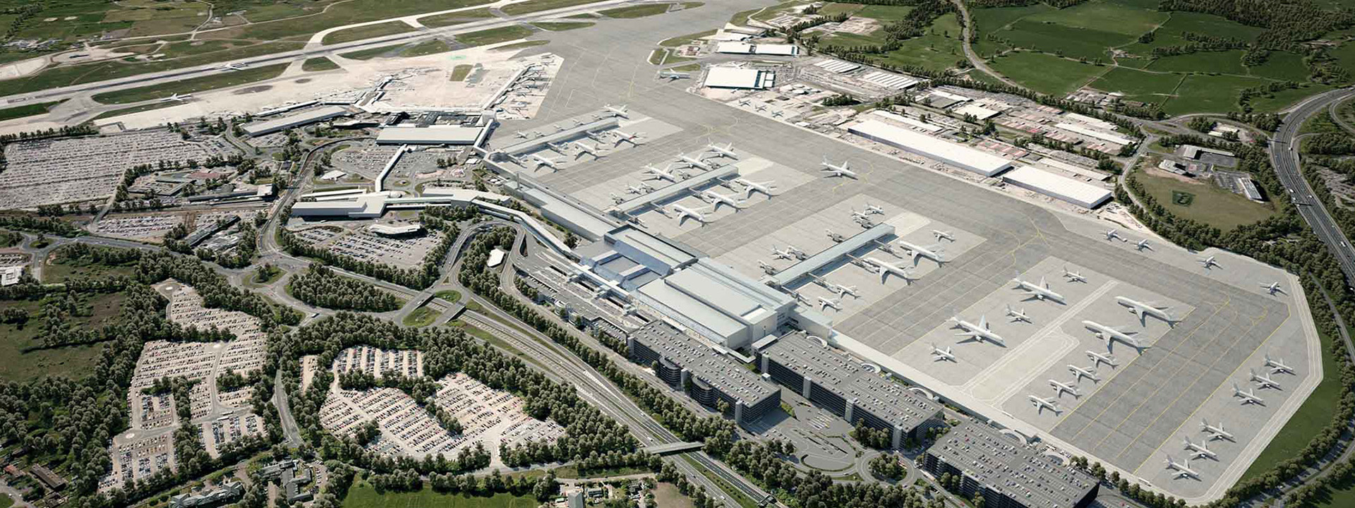 Recent Expansion of Terminal 2 at Manchester Airport