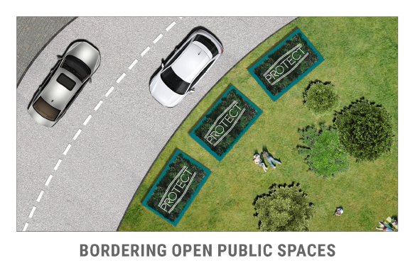 Bordering Open Public Spaces