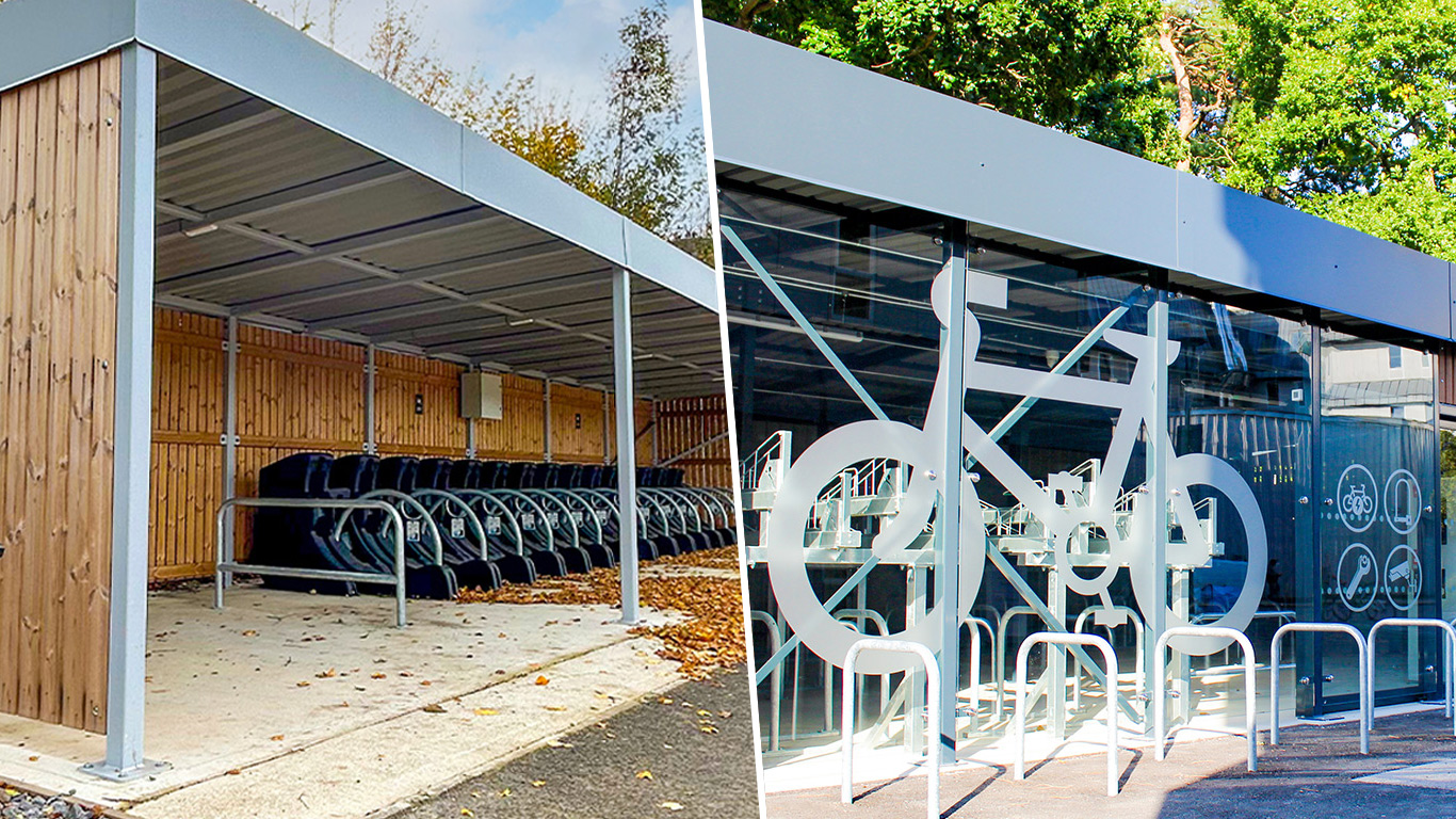 cycle shelter or hub