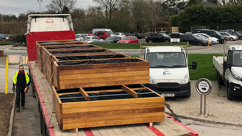 Springwell Planter Delivery