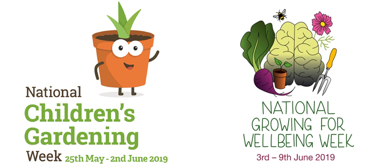 Gardening awareness logos