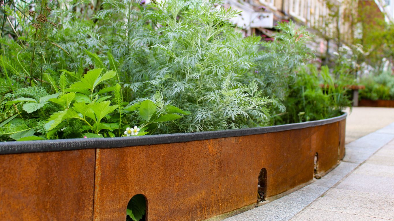 corten planters altrincham