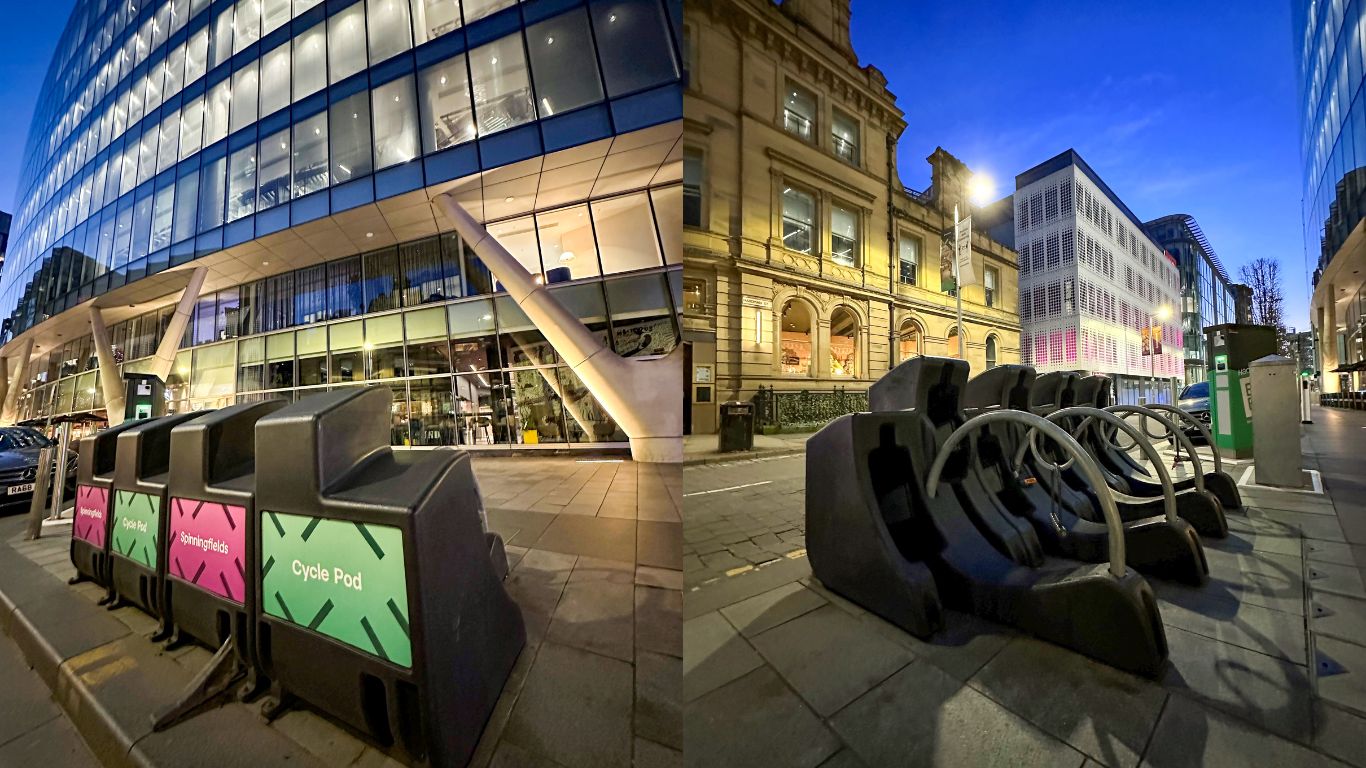 Streetpods in spinning fields